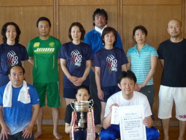 優勝した松代・松之山合同地区のみなさん