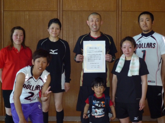 準優勝の水沢地区のみなさん