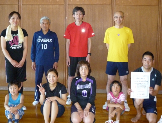 第３位の西部・大井田合同地区のみなさん