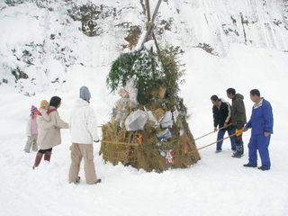 六箇地区さいのかみ開催